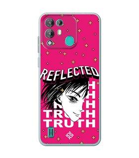 Funda para [ Blackview A55 Pro ] Dibujos Frikis [ Chica Manga Reflected Truth ] de Silicona Flexible para Smartphone