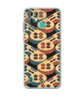 Funda para [ Blackview A55 Pro ] Dibujo Gamers [ Joystick Retro ] de Silicona Flexible para Smartphone 