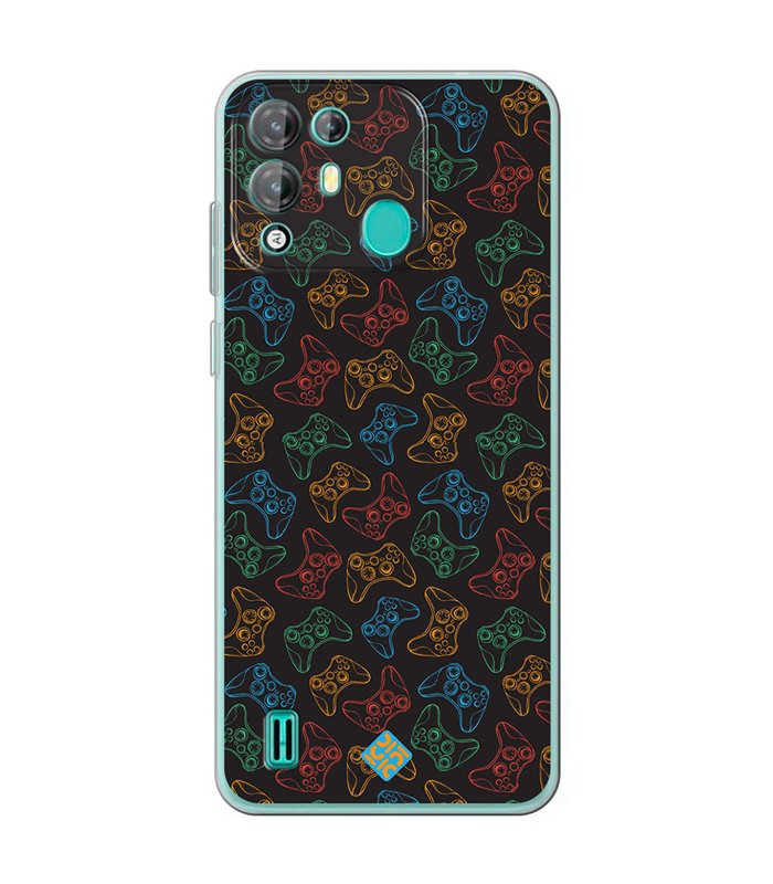 Funda para [ Blackview A55 Pro ] Dibujo Gamers [ Mandos Xbox ] de Silicona Flexible para Smartphone 