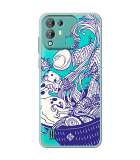 Funda para [ Blackview A55 Pro ] Dibujo Japones [ Ramen ] de Silicona Flexible para Smartphone 