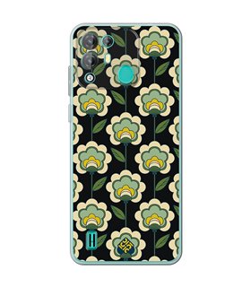 Funda para [ Blackview A55 Pro ] Dibujos Retro [ Planta Verde - Retro ] de Silicona Flexible