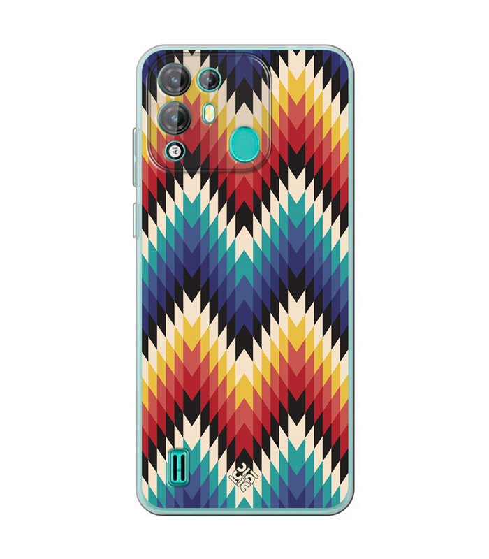 Funda para [ Blackview A55 Pro ] Dibujo Tendencias [ Patron Geométrico ] de Silicona Flexible