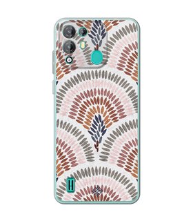 Funda para [ Blackview A55 Pro ] Dibujo Tendencias [ Diseño Mosaico ] de Silicona Flexible para Smartphone 