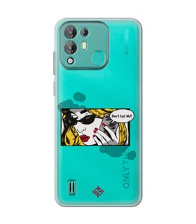 Funda para [ Blackview A55 Pro ] Dibujo Auténtico [ Don't Call Me - Dibujo Pop Art ] de Silicona Flexible