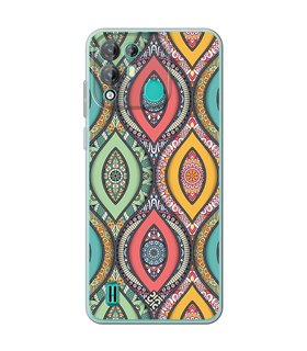 Funda para [ Blackview A55 Pro ] Dibujo Auténtico [ Ojo de Hamsa Mandala ] de Silicona Flexible