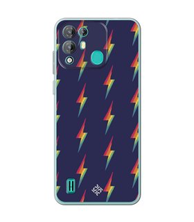 Funda para [ Blackview A55 Pro ] Dibujo Auténtico [ Rayos de Colores ] de Silicona Flexible