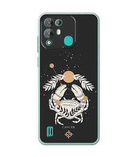 Funda para [ Blackview A55 Pro ] Dibujo Zodiaco [ Signo Zodiacal - Cancer ] de Silicona Flexible para Smartphone 