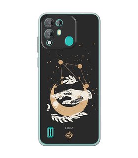 Funda para [ Blackview A55 Pro ] Dibujo Zodiaco [ Signo Zodiacal - Libra ] de Silicona Flexible para Smartphone 