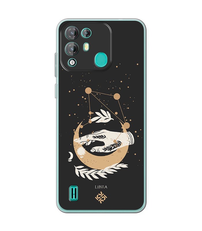 Funda para [ Blackview A55 Pro ] Dibujo Zodiaco [ Signo Zodiacal - Libra ] de Silicona Flexible para Smartphone 