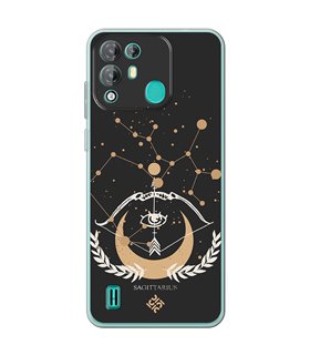 Funda para [ Blackview A55 Pro ] Dibujo Zodiaco [ Signo Zodiacal - Sagitario ] de Silicona Flexible para Smartphone 