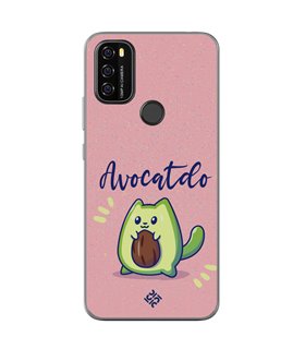 Funda para [ Blackview A70 ] Dibujo Cute [ Avocatdo ] de Silicona Flexible para Smartphone