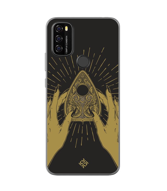 Funda para [ Blackview A70 ] Dibujo Esotérico [ Planchette Oráculo ] de Silicona Flexible para Smartphone