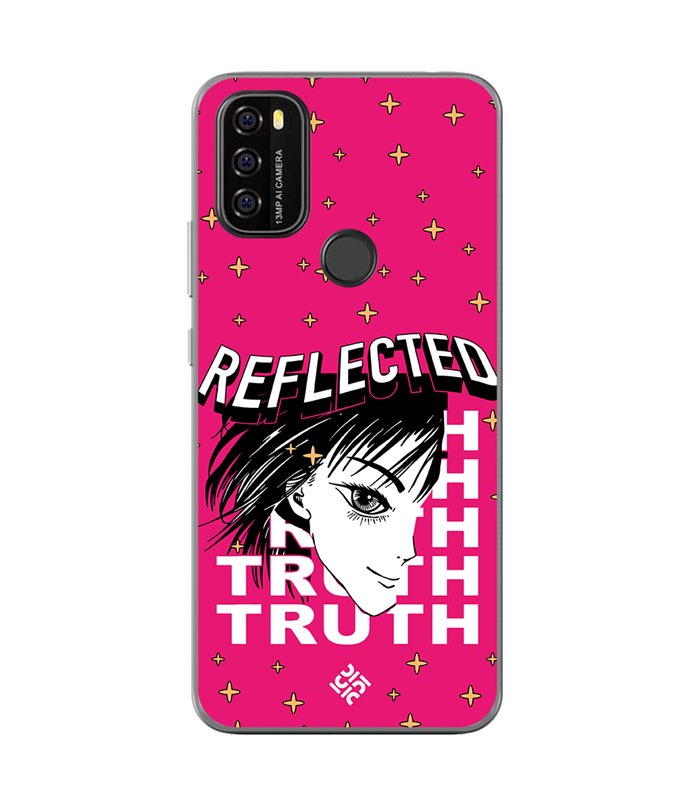 Funda para [ Blackview A70 ] Dibujos Frikis [ Chica Manga Reflected Truth ] de Silicona Flexible para Smartphone