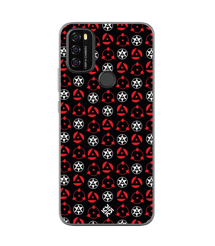 Funda para [ Blackview A70 ] Dibujos Frikis [ Ojos Sharingan ] de Silicona Flexible para Smartphone 