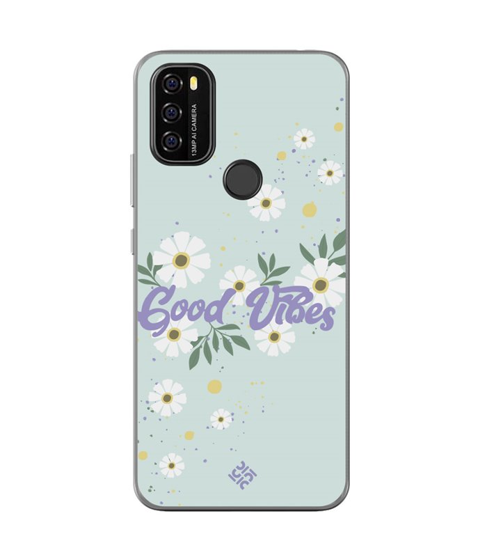 Funda para [ Blackview A70 ] Dibujo Frases Guays [ Margaritas Good Vibes ] de Silicona Flexible