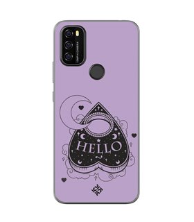 Funda para [ Blackview A70 ] Dibujo Gotico [ Dieza de la Ouija - Hello ] de Silicona Flexible