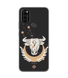 Funda para [ Blackview A70 ] Dibujo Zodiaco [ Signo Zodiacal - Tauro ] de Silicona Flexible para Smartphone 