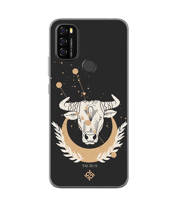 Funda para [ Blackview A70 ] Dibujo Zodiaco [ Signo Zodiacal - Tauro ] de Silicona Flexible para Smartphone 