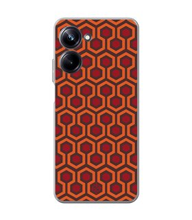 Funda para [ Realme 10 Pro ] Cine Fantástico [ Alfombra El Resplandor ] de Silicona Flexible para Smartphone