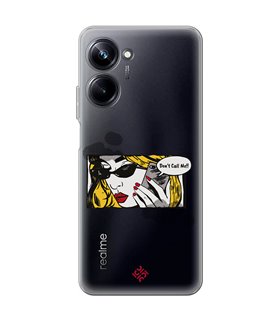 Funda para [ Realme 10 Pro ] Dibujo Auténtico [ Don't Call Me - Dibujo Pop Art ] de Silicona Flexible