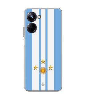 Funda para [ Realme 10 Pro ] Copa del Mundo [ Mundial Argentina 2022 ] de Silicona Flexible para Smartphone 