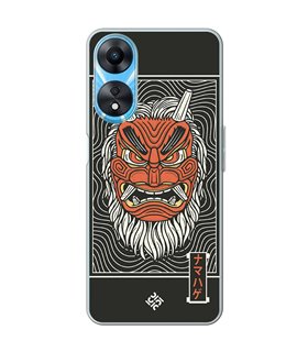 Funda para [ OPPO A78 5G ] Dibujo Japones [ Demonio Namahage Japones ] de Silicona Flexible