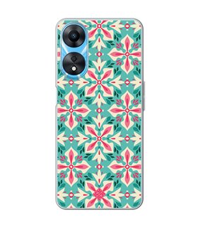 Funda para [ OPPO A78 5G ] Dibujos Retro [ Caleidoscopio ] de Silicona Flexible