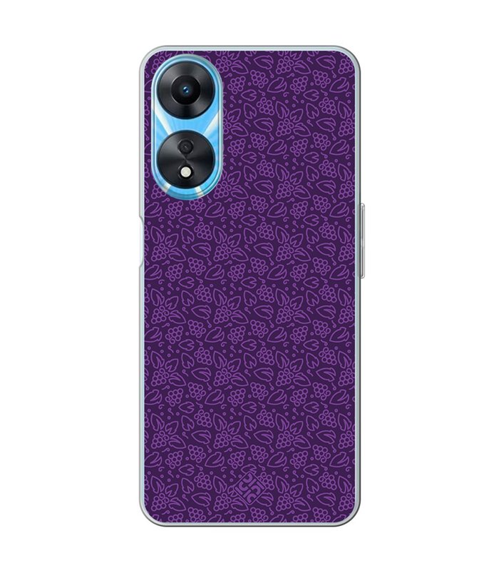 Funda para [ OPPO A78 5G ] Dibujo Auténtico [ Patron Viña ] de Silicona Flexible para Smartphone