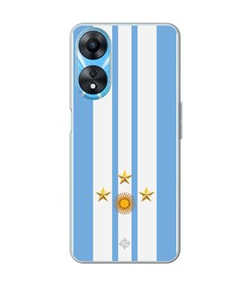 Funda para [ OPPO A78 5G ] Copa del Mundo [ Mundial Argentina 2022 ] de Silicona Flexible para Smartphone 