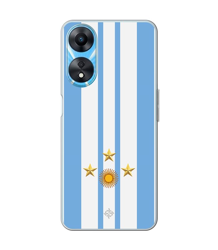 Funda para [ OPPO A78 5G ] Copa del Mundo [ Mundial Argentina 2022 ] de Silicona Flexible para Smartphone 