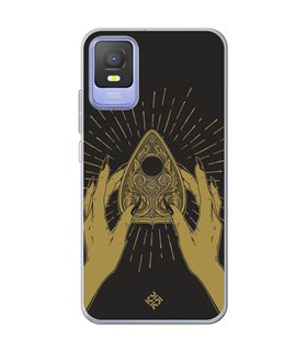 Funda para [ TCL 403 ] Dibujo Esotérico [ Planchette Oráculo ] de Silicona Flexible para Smartphone