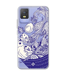 Funda para [ TCL 403 ] Dibujo Japones [ Ramen ] de Silicona Flexible para Smartphone 