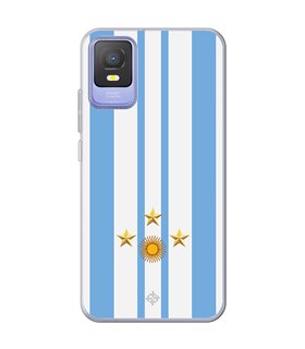 Funda para [ TCL 403 ] Copa del Mundo [ Mundial Argentina 2022 ] de Silicona Flexible para Smartphone 