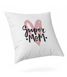 Día De La Madre | Corazón Super Mom | Diseños Originales | 40x40 cm