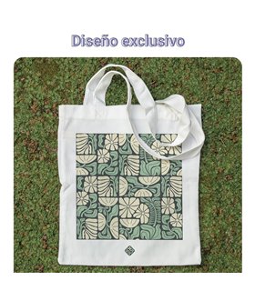 Bolsa de tela Blanca con Calabazas | Tote Bag Botánica