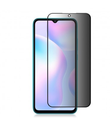 Cristal templado ANTIESPIA [Xiaomi Redmi 9A] Protector de Pantalla Antiespía