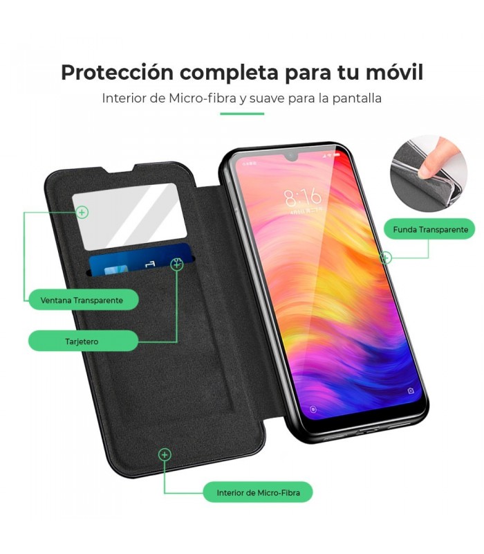 Comprar Funda Libro OPPO A98 5G Negro con Silicona TPU Resistente para  Smartphone