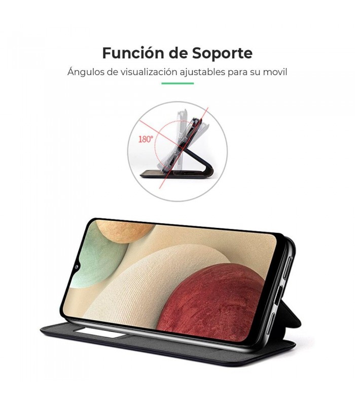 Funda tipo libro con función soporte para iPhone 13 Pro Max