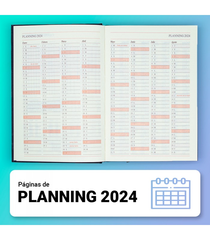 Agenda página por día 2024