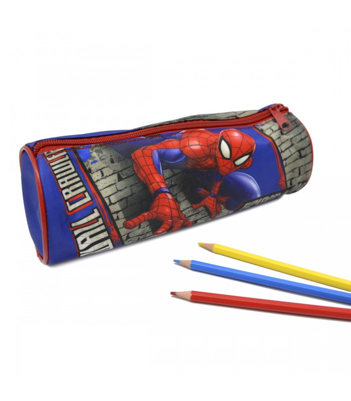 Estuche Escolar Cilíndrico | Spiderman (Marvel)| Vuelta al Cole