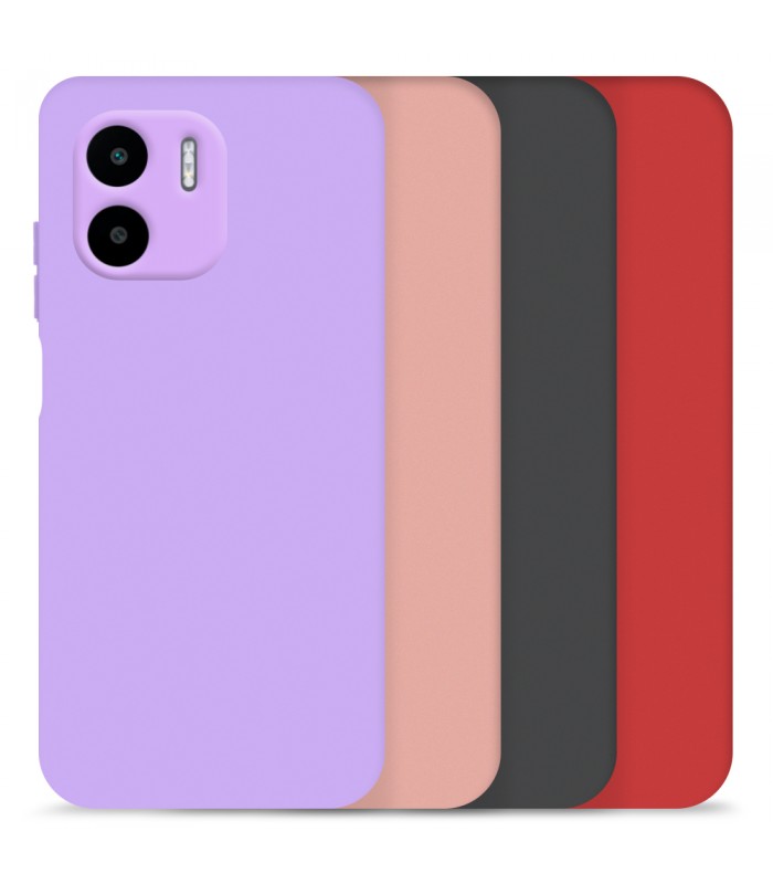 Funda Silicona Suave Xiaomi Redmi A2 Plus disponible en 4 Colores