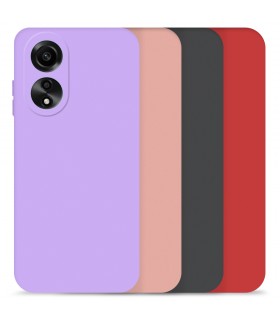 Funda Silicona Suave OPPO A78 4G disponible en 4 Colores
