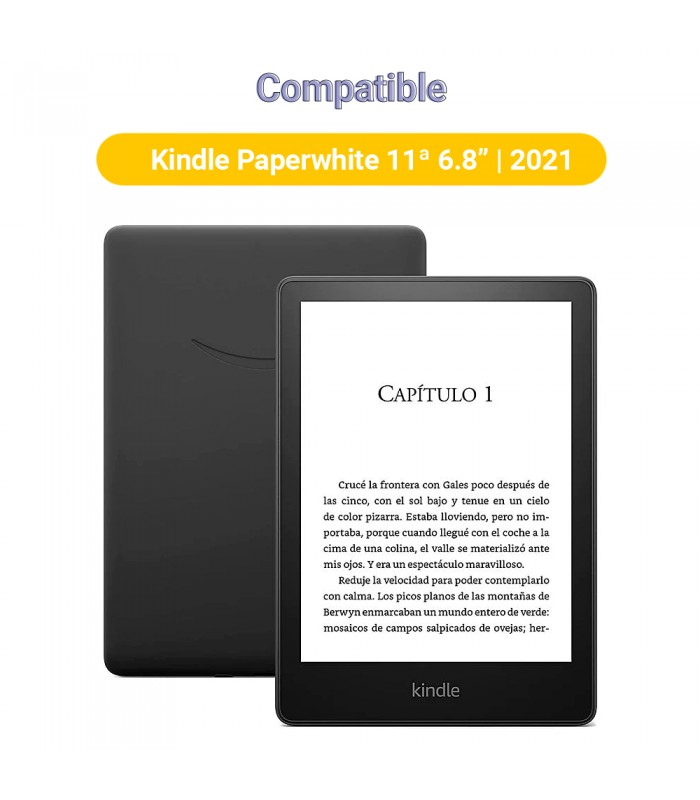 Comprar Funda Personalizada Kindle Paperwhite 6.8 (2021), Funda roja