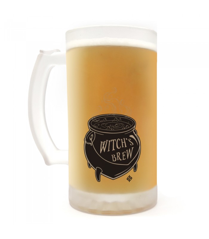 Jarra de cerveza diseños originales | Witch's Brew | Cristal Opaco - 500ml