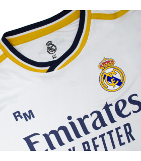 Camiseta Personalizada| Equipación Futbol del Real Madrid - Nombre + Número