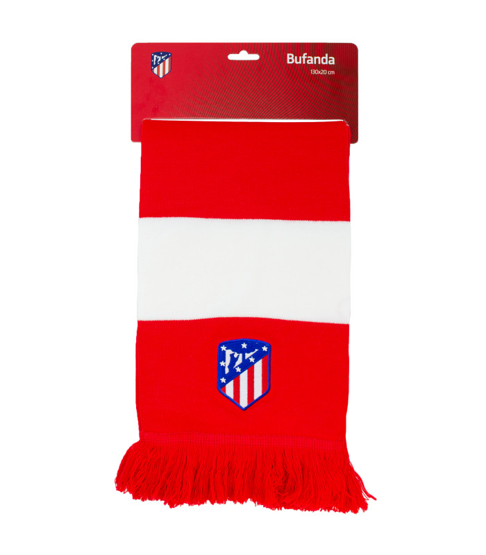 La Bufanda Club Atlético de Madrid - Rayas Roji blancas