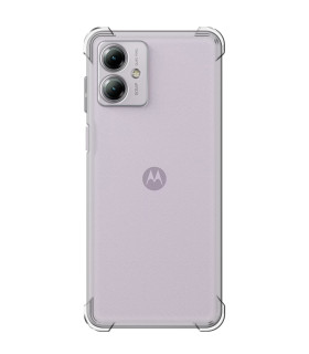 Funda Antigolpe Motorola Moto G14 Gel Transparente con esquinas Reforzadas