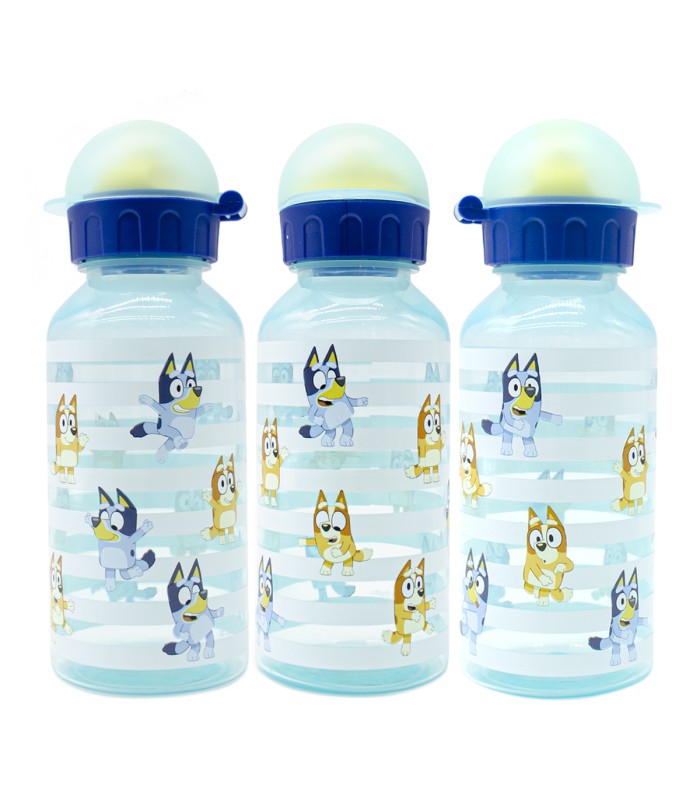 Botella Plástico Bluey Escolar Infantil - 370 ML - BLUEY