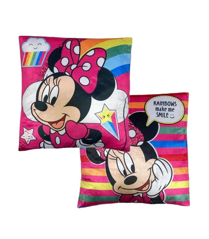 Cojín Minnie Mouse - 40cm x 40cm - Disney Minnie Mouse - Producto Oficial