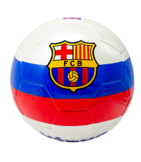 Balón FB Barcelona| Balón Fútbol Barça Azul, Rojo y Blanco con Escudo | Talla 5 | Producto Oficial